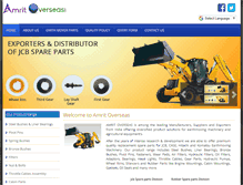 Tablet Screenshot of amritoverseas.com